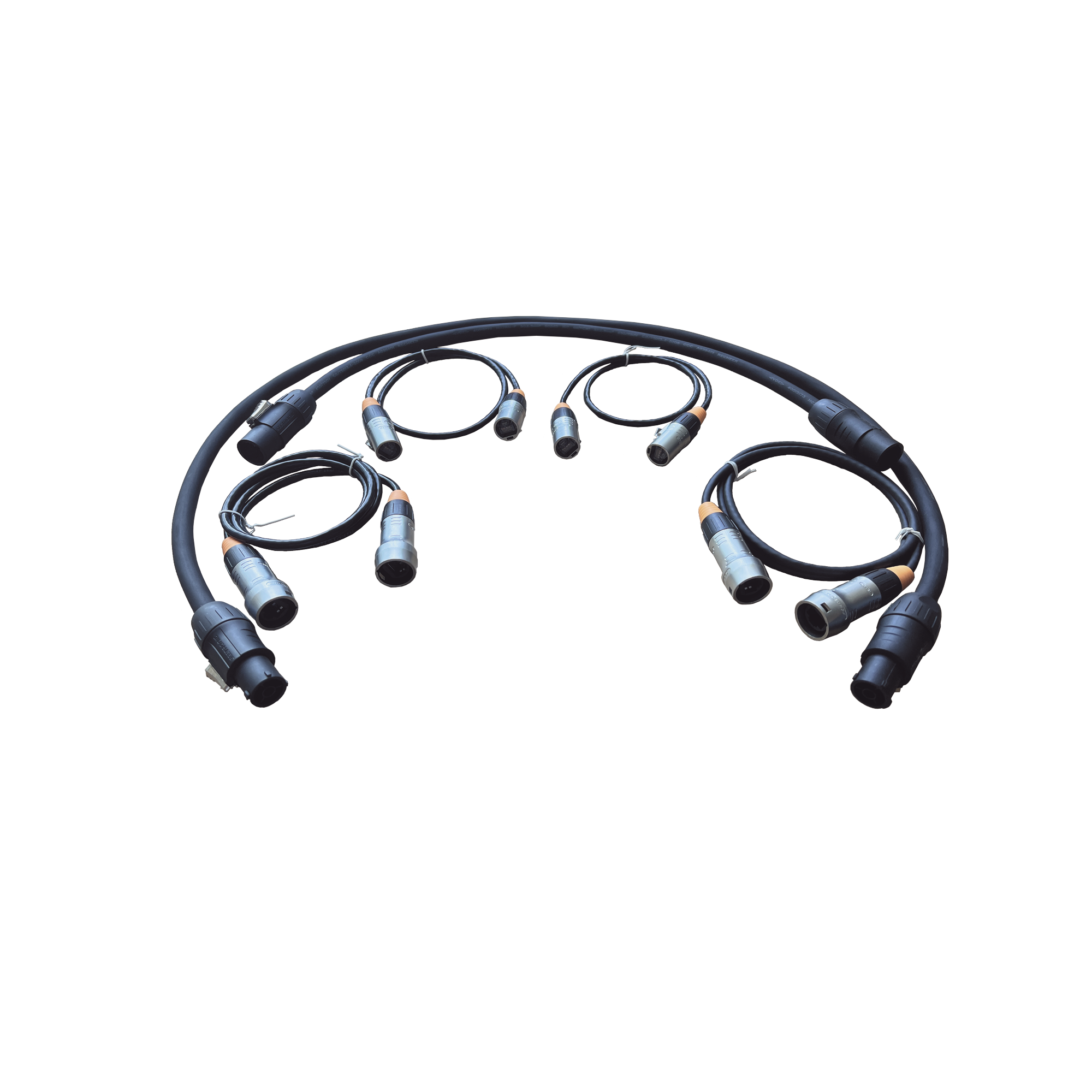 HIKVISION DS-D42-PC/NC Kit de Cables de Interconexión para Paneles LED de Exterior, Datos y Corriente, Compatible con Familia CD-1AAB y CD-2APA