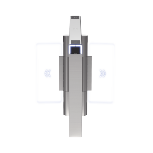 HIKVISION DS-K3B530X-M/MPG-DP90 Torniquete Swing Central PREMIUM para Ampliar Carriles, Iluminación LED, Carril de 90 cms, Requiere Torniquetes Izquierdo y Derecho