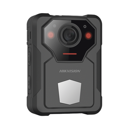 HIKVISION DS-MCW406/64G/GPS/NS Body Camera Portátil, Grabación a 2K (4 Megapixel), Fotos de Hasta 40 Megapixel, IP67, H.265, 64 GB de Almacenamiento, Microfono Integrado, GPS