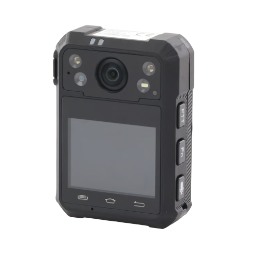 HIKVISION DS-MCW40B/128G/GLE Body Camera Portátil, Grabación a 1920 × 1080p, Pantalla Frontal 1.77″ TFT, Conexión Remota 4G, WiFi, GPS, Fotos de Hasta 40 Megapixel, IP68, H.265, 128 GB de Almacenamiento, Microfono Integrado