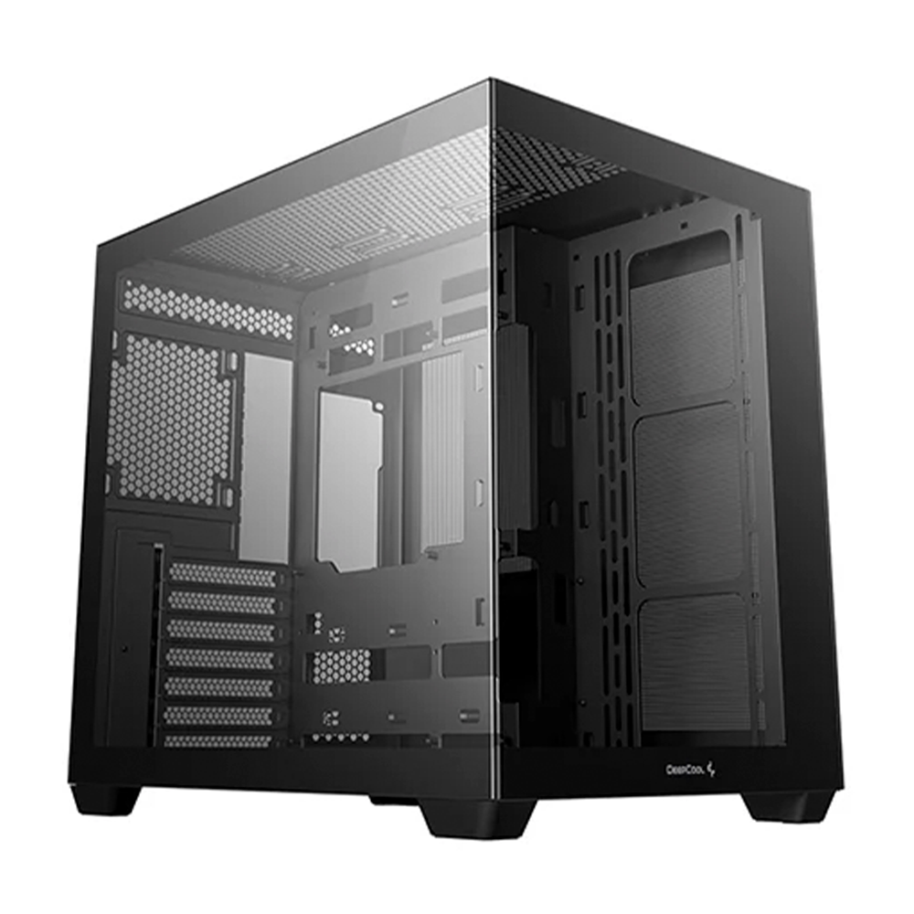 Gabinete Deepcool CG530, Cristal Templado, Mini-ITX/Micro-ATX/ATX, USB 3.0, Sin Fuente, Negro, CG530-BKNDA0-G-1