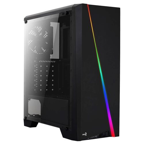 Gabinete Aerocool Cylon TG RGB Edition Negro, Cristal Templado, ATX, USB 3.0
