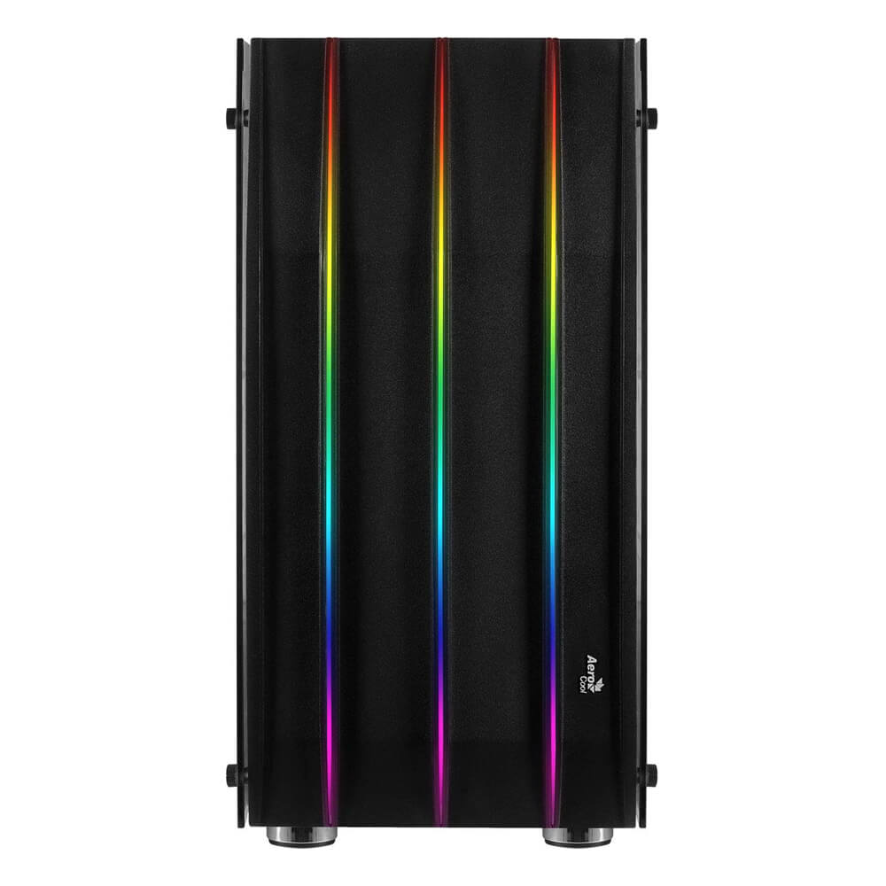 Gabinete Aerocool Klaw TG RGB, Negro, Cristal Templado, ATX, USB 3.0, HD Audio - Image 3