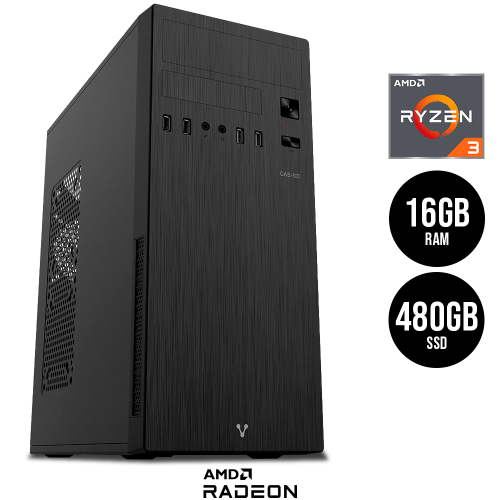 PC PRIDE PBA ASUS CSM PRO, AMD RYZEN 3 5300G, 480GB SSD, 16GB RAM, 500W, INCLUYE WIFI /