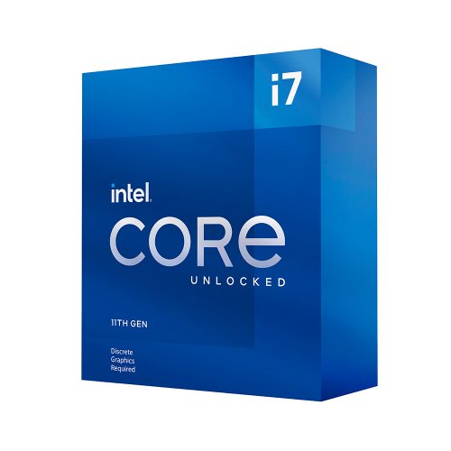 Procesador Intel Core i7-11700KF 3.60GHz, 5.00GHz, 8 Nucleos, 16 Hilos, Socket LGA1200 - Intel 11TH Generación, REQUIERE DISIPADOR, REQUIERE TARJETA DE VÍDEO, BX8070811700KF/