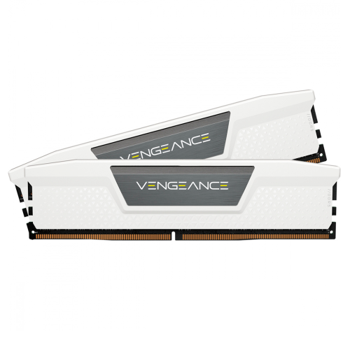Memoria RAM Corsair Vengeance DDR5, 5600MHz, 32GB (2x16GB), CL36, XMP, Blanco, CMK32GX5M2B5600C36W /MAX. 1 X CLIENTE