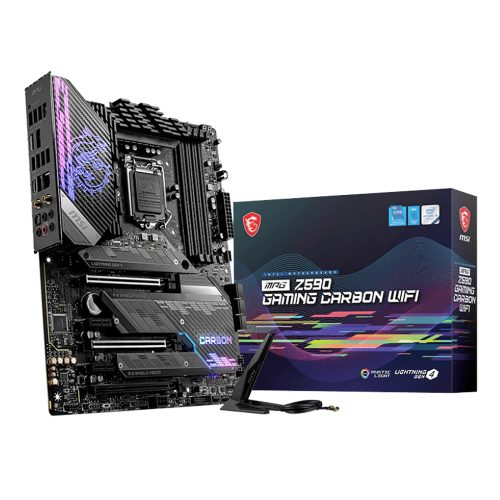 Tarjeta Madre MSI MPG Z590 GAMING CARBON WIFI Socket LGA1200 Intel Z590 ATX, DDR4