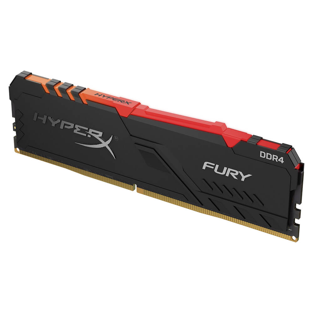 Memoria RAM DDR4 32GB 2666MHz Kingston HyperX Fury RGB 1 Modulo Negro HX426C16FB3A/32 /MAX. 1 X CLIENTE - Image 2