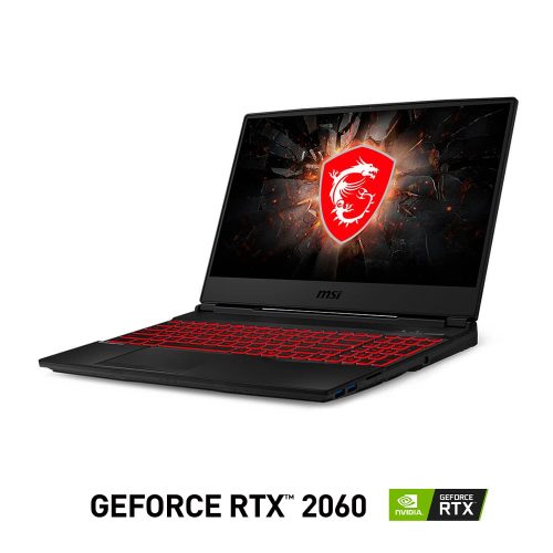 Laptop Gamer MSI GeForce RTX 2060 GDDR6 6GB, INTEL CORE i7-10750H, 16GB RAM DDR4, 256GB PCIe SSD + 1TB HDD SATA, 15.6" FHD IPS-Level 120Hz, Windows 10 Home Advanced, GL65 LEOPARD 10SER-051MX