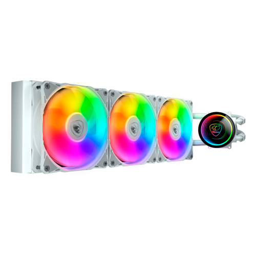 Cougar POSEIDON ELITE ARGB 360 Enfriamiento Líquido para CPU, 3x120mm, 2200RPM, Blanco, CGR-PSDELRGB-W-360