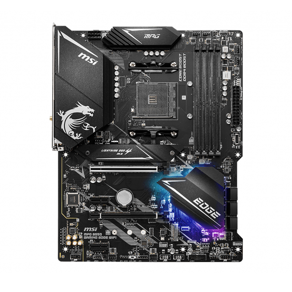 Tarjeta Madre MSI MPG B550 GAMING EDGE WIFI, AM4, AMD RYZEN 3000 SERIES, ATX - Image 2