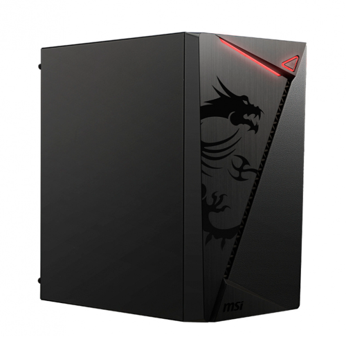 Gabinete MSI MAG SHIELD M301, Midi-Tower, Micro-ATX/Mini-ITX, USB 3.2/1.0, Sin Fuente, 1 Ventilador Instalado, Negro, MAG SHIELD M301