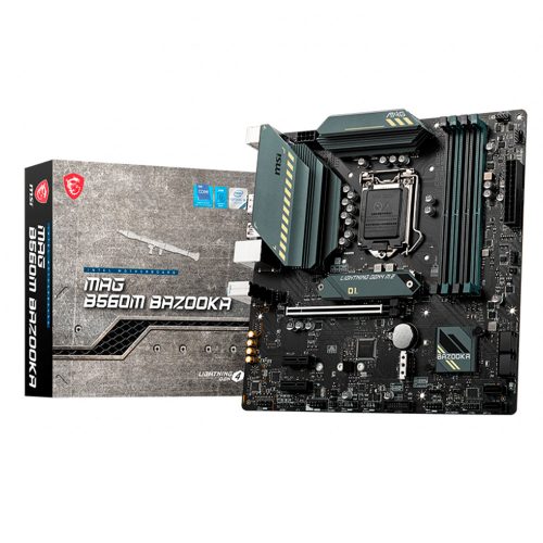 Tarjeta Madre MSI MAG B560M BAZOOKA Socket LGA1200 Intel B560 Micro ATX, DDR4, Intel Core 11th Generación