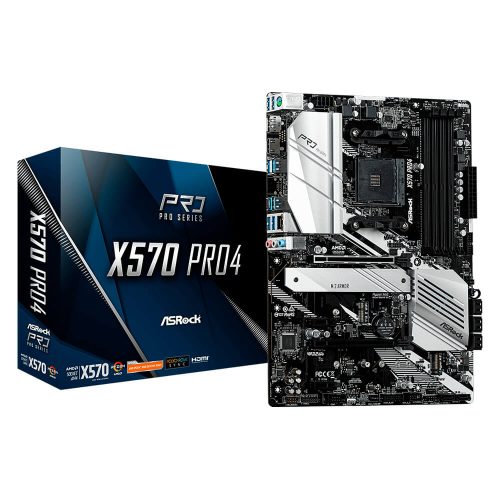 Tarjeta Madre Asrock X570 PRO4 AMD Ryzen 3ra Gen. AM4 ATX