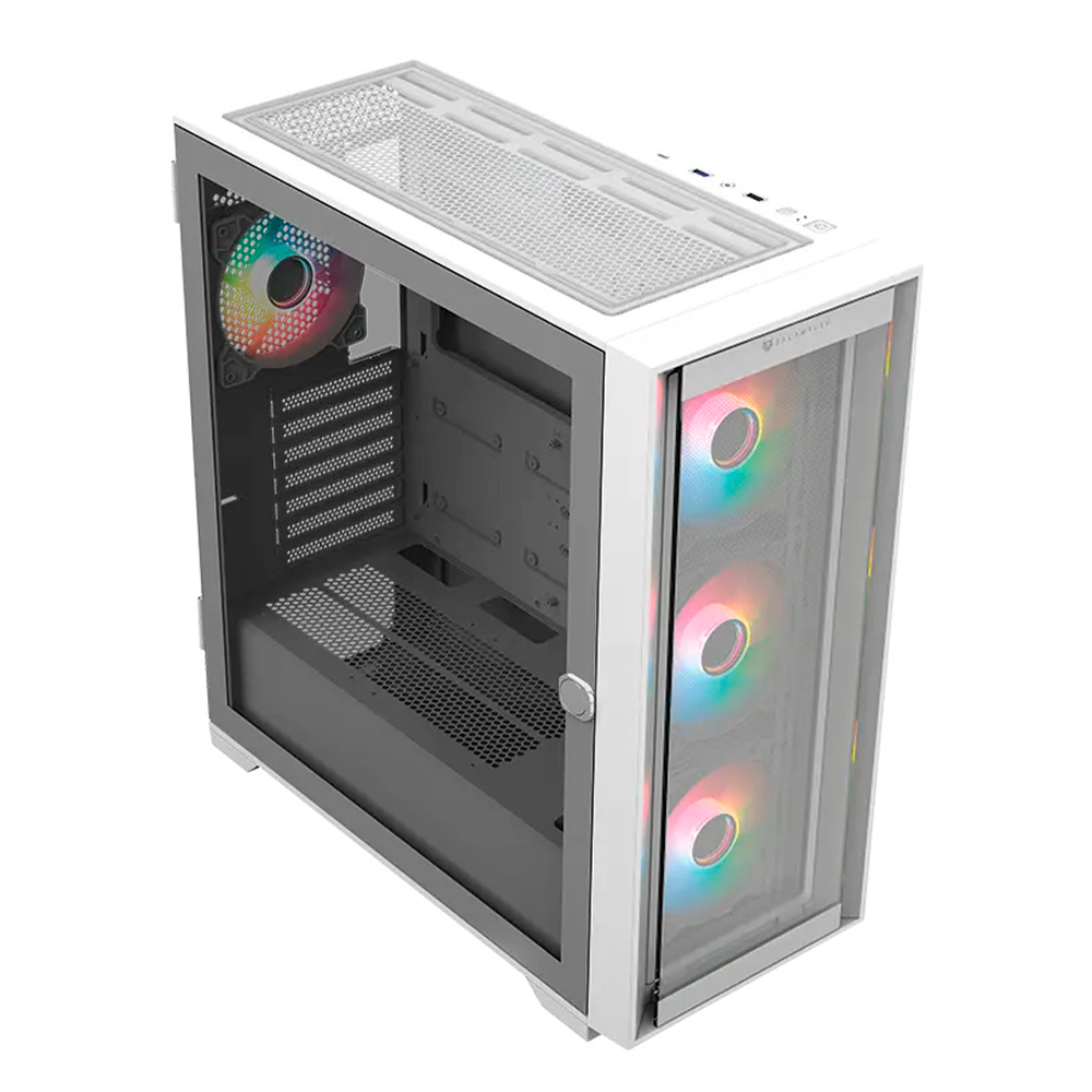 Gabinete Balam Rush Carbono Twin Mate 9000, Full-Tower, ATX/E-ATXMicro-ATX/Mini-ITX, USB 3.0/2.0, Sin Fuente, 4 Ventiladores RGB Instalados, Blanco, BR-938761 - Image 2