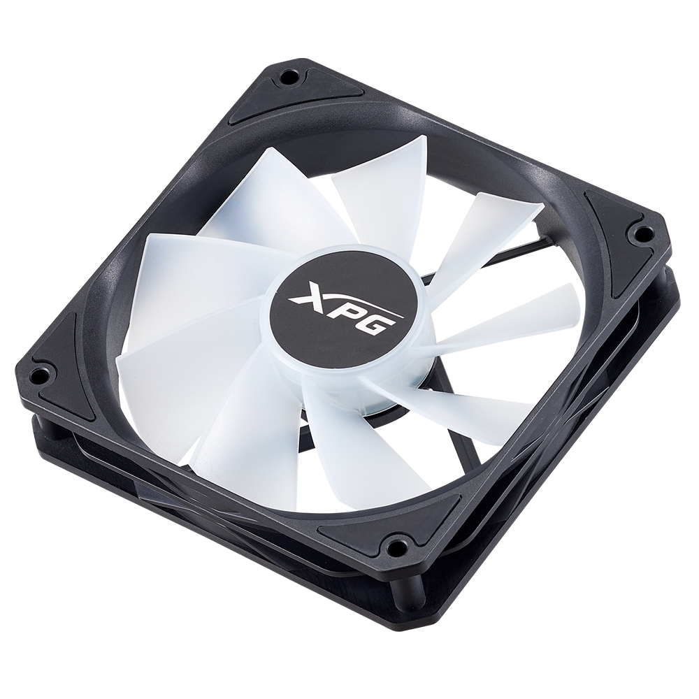 Ventilador XPG Vento R 120 ARGB PWM, 120mm, 300~1600 RPM, Negro, VENTOR120ARGBPWM-BKCWW - Image 2