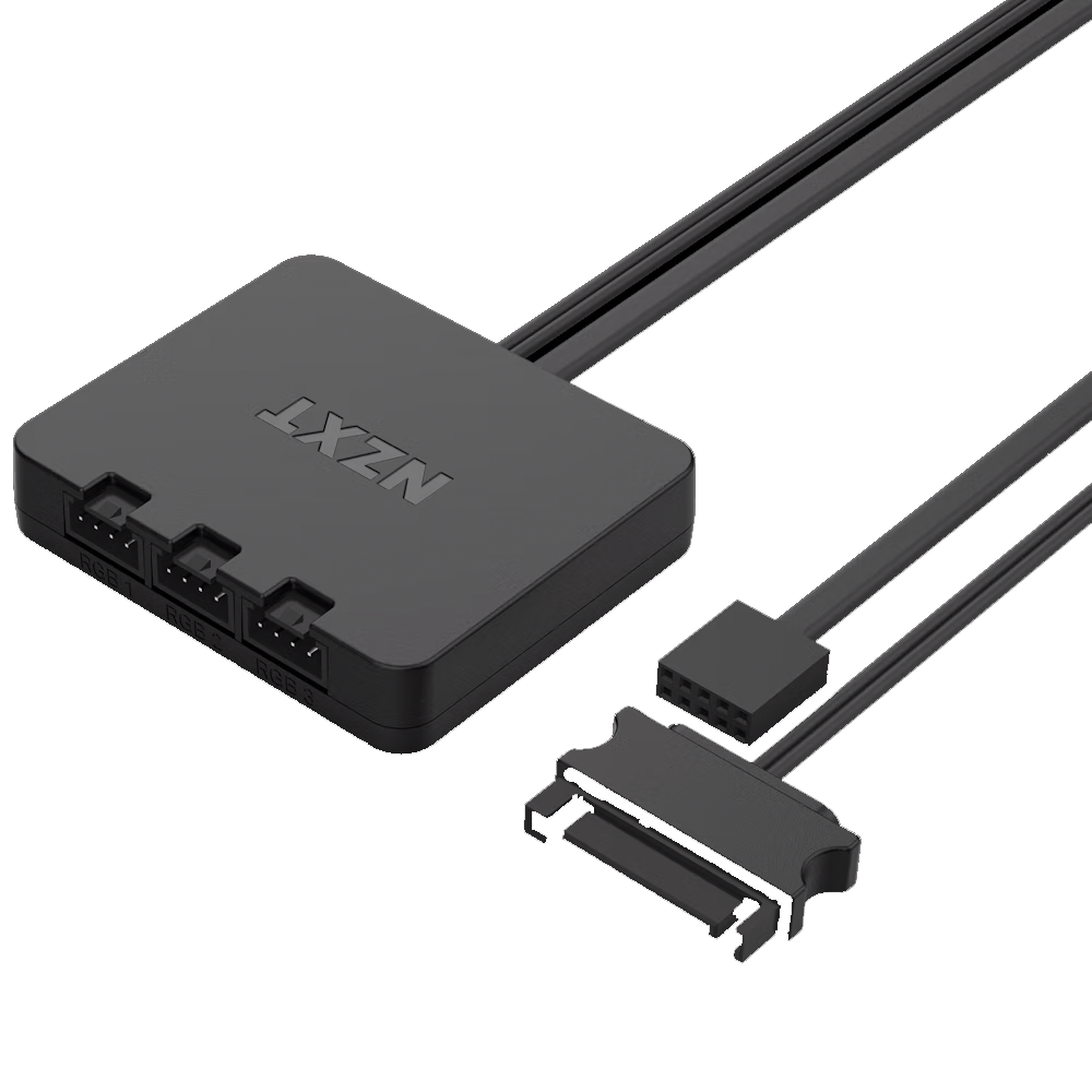 Kit 2 Ventiladores NZXT CORE F140 RGB, 140mm, Controlador de RGB, Rodamiento Dinámico Fluido, Blanco, RF-C14DF-W1 - Image 4