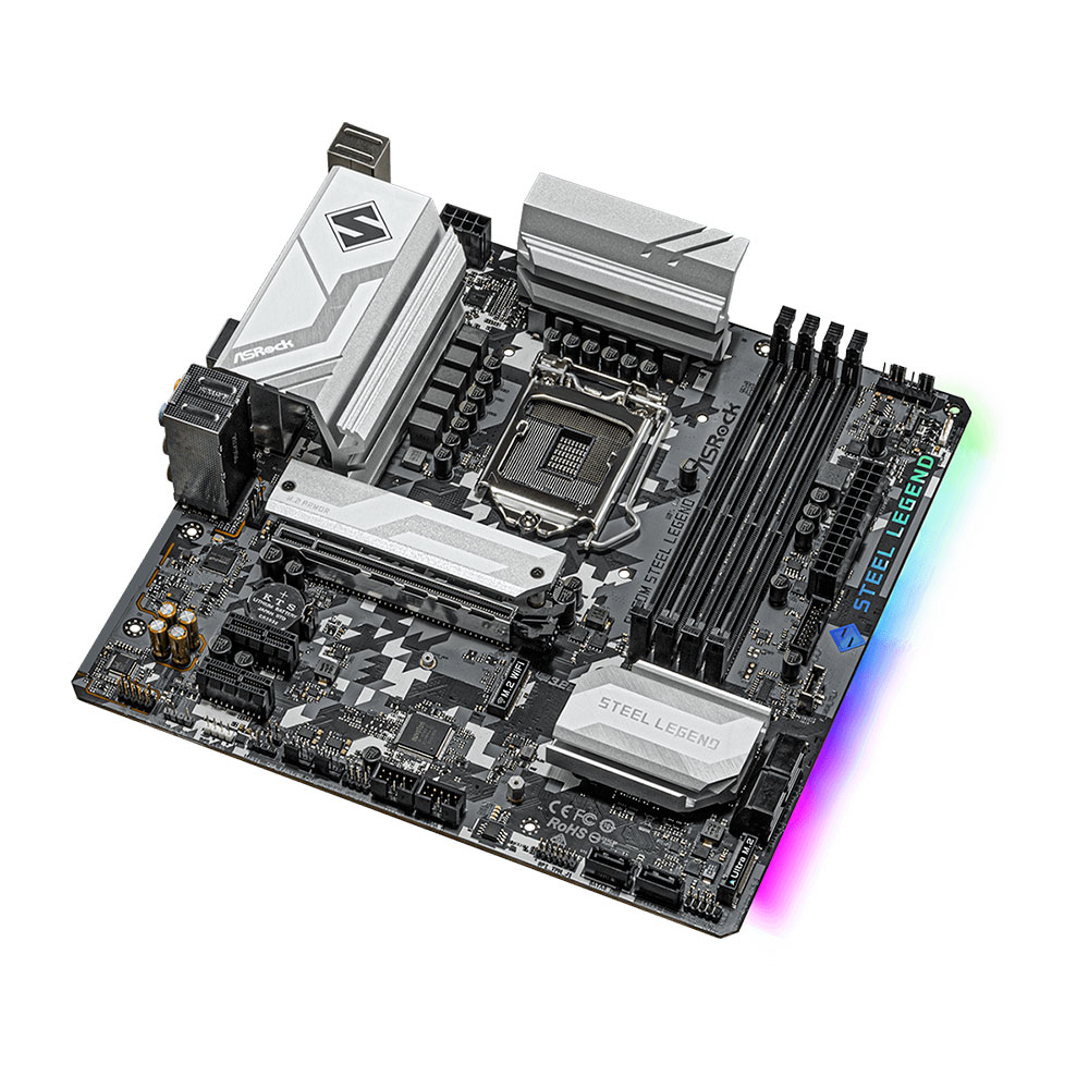 Tarjeta Madre ASROCK B560M STEEL LEGEND Socket LGA1200 Intel B560 Micro ATX, DDR4, Intel Core 11th Generación - Image 4