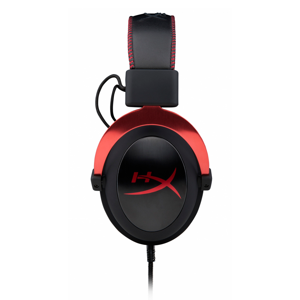 Audífonos Gamer HyperX Cloud II Red 7.1, Alámbrico, 1 Metro + 2 Metros de Extensión, 3.5mm, Negro/Rojo, 4P5M0AA - Image 2
