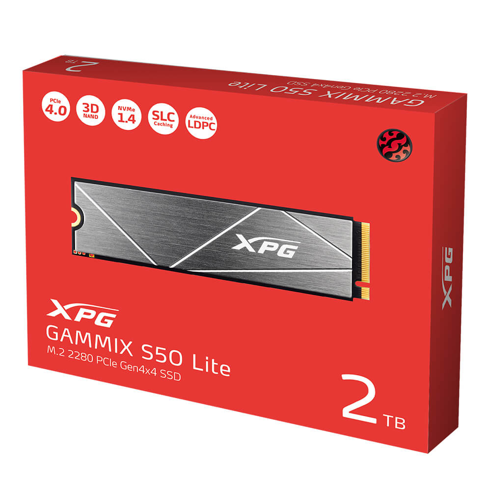 Unidad de estado solido SSD M.2 Nvme 2TB ADATA GAMMIX S50 LITE, AGAMMIXS50L-2T-C /MAX. 1 X CLIENTE - Image 4