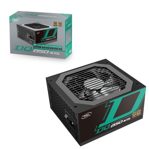 Fuente de Poder Deepcool DQ850-M-V2L, 850W 80 Plus Gold, Full Modular, DP-GD-DQ850M-V2L /