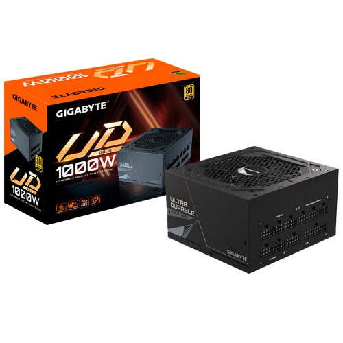 Fuente de poder Gigabyte UD1000GM, 1000W, 80 Plus Gold - Full Modular, GP-UD1000GM