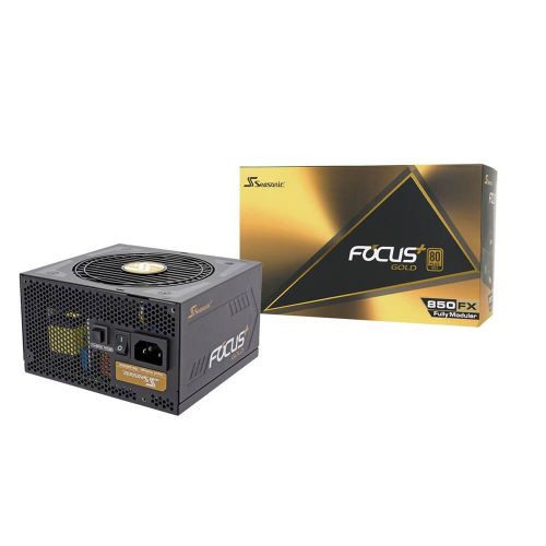 Fuente de poder Seasonic Focus + 850W, 80 Plus Gold Full Modular, SSR-850FX