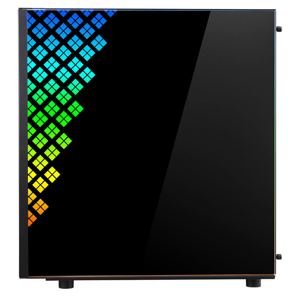 Gabinete Gamer Bitfenix Dawn TG RGB Aura Sync, Panel Frontal Led Sync, Cristal Templado, Black, USB 3.1 Tipo C, ATX - BFC-DAW-500-KKGSK-RP - Image 4