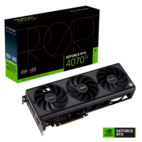 Tarjeta de Video Asus ProArt GeForce RTX 4070Ti 12GB GDDR6X, PCI Express 4.0, 12GB GDDR6X, 192-bit, PROART-RTX4070TI-12G