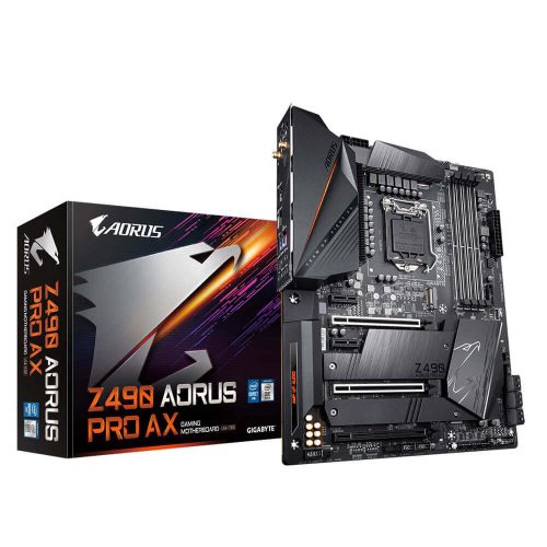 Tarjeta Madre Gigabyte Z490 Aorus Pro AX Socket LGA1200 Intel Z490 ATX, DDR4, Intel Core 10th Generación