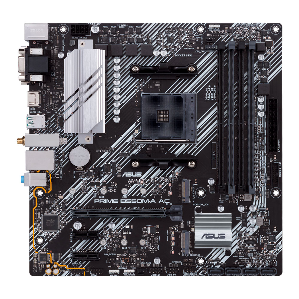 Tarjeta Madre Asus PRIME-B550M-A-AC, AM4, AMD RYZEN 3000 SERIES, micro ATX, PRIME B550M-A AC, ABF/ NAVIDAD - Image 4