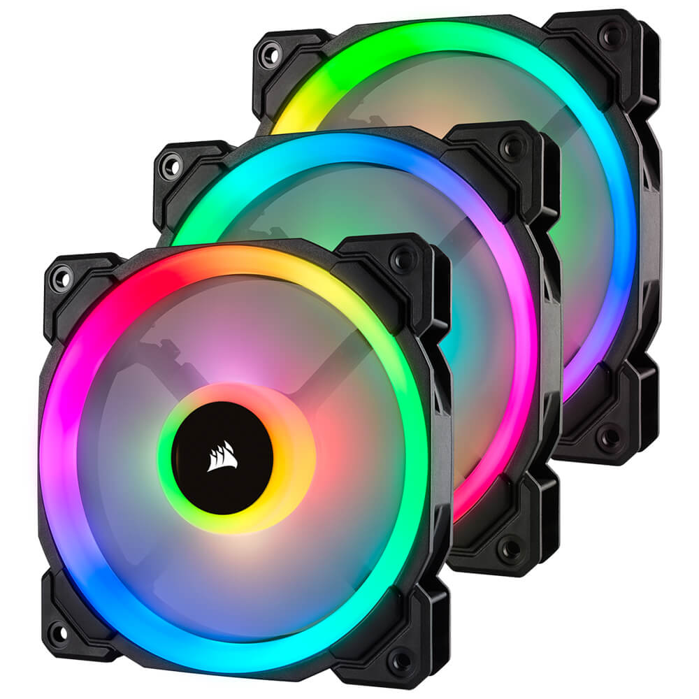 Kit de 3 Ventiladores para Gabinete 120mm con Luz Led RGB Corsair LL120 - CO-9050072-WW - Image 2