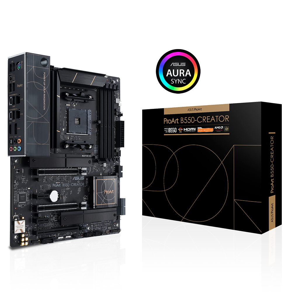 Tarjeta Madre Asus PROART AM4 B550-CREATOR AMD RYZEN 3000 SERIES, ATX