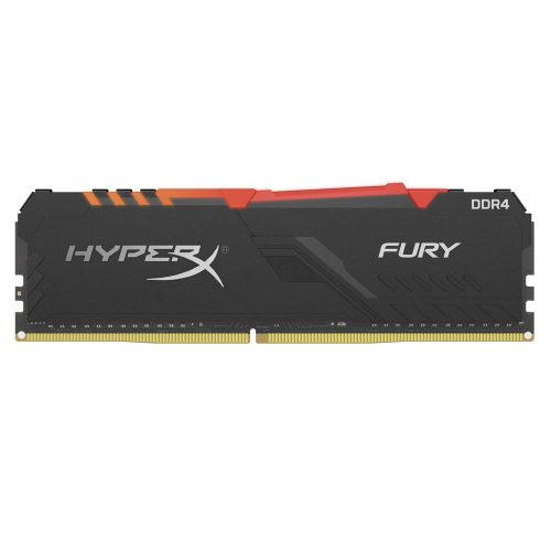 Memoria RAM DDR4 8GB 3600MHz Kingston HyperX Fury RGB 1 Modulo Negro HX436C17FB3A/8 /MAX. 1 X CLIENTE