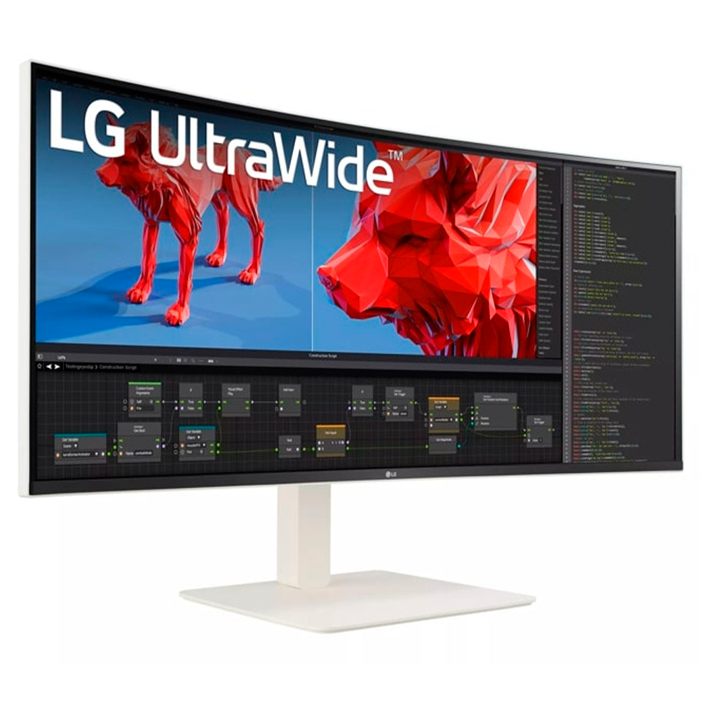 Monitor Curvo LG UltraWide, IPS, 38, 3840x1600, G-Sync/FreeSync, 144Hz, HDMI/DisplayPort, Bocinas Integradas, Blanco, 38WR85QC-W - Image 3
