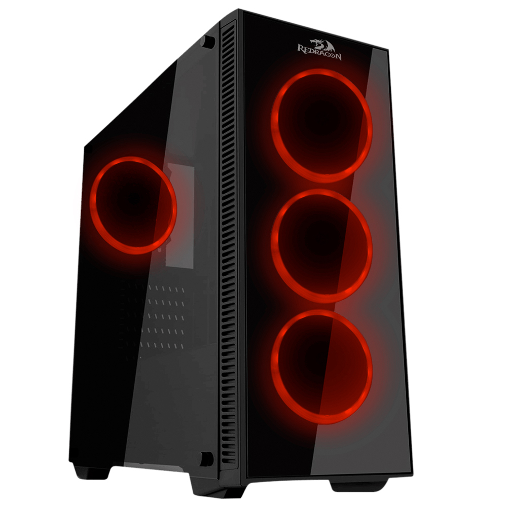 Gabinete Gamer Redragon SIDESWIPE V3/ ATX, USB 3.0, Ventana Lateral, Led Multicolor, Incluye 4 ventiladores RGB - Image 2