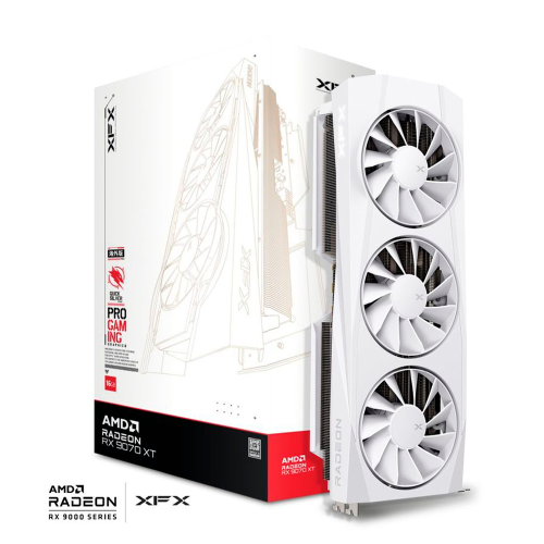 Tarjeta de video XFX RX 9070 XT QUICK SILVER, AMD Radeon, 16GB, PCIE Express 5.0, RX-97TQICKW9