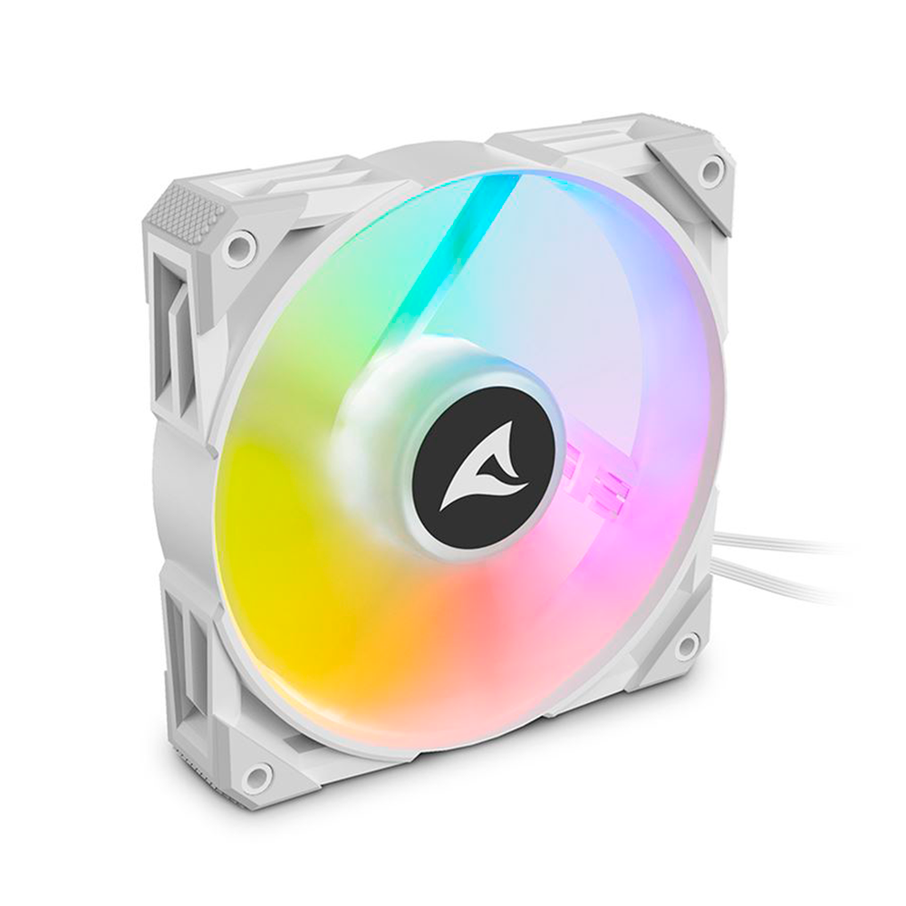 Ventilador Sharkoon Rebel F50, RGB, 120mm, 4 pin, 600~2.000 rpm±10 %, REBEL F50 RGB WHITE - Image 3