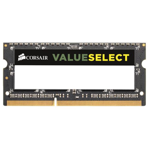 Memoria RAM SODIMM DDR3 4GB 1333MHz Corsair Value 1 Modulo, CMSO4GX3M1A1333C9 /MAX. 1 X CLIENTE