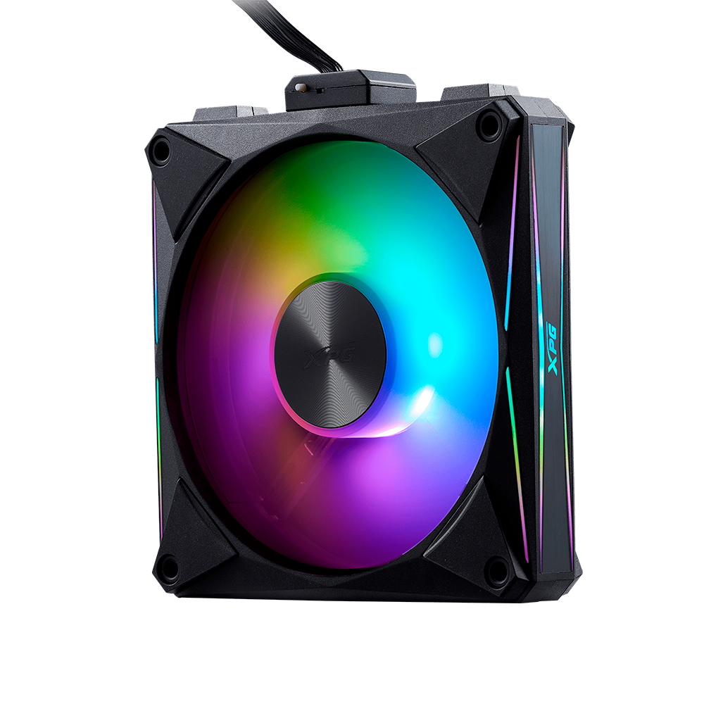 Kit de 4 Ventiladores Magneticos XPG Hurricane Mag RGB, 120mm, RGB, Negro, HURRICANEMAG120ARGBPWM4C-BKCWW - Image 4