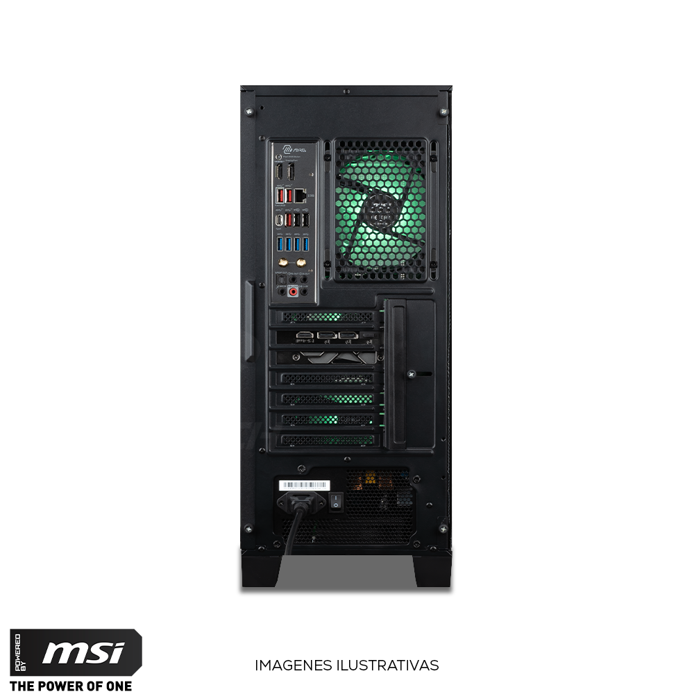 Computadora PRIDE MSI COBRA ELITE, NVIDIA GeForce RTX 5060Ti 8GB, AMD Ryzen 5 9600X, 32GB RAM DDR5, 1TB SSD, 750W 80+ BRONZE, INCLUYE WIFI Y BT - Image 5