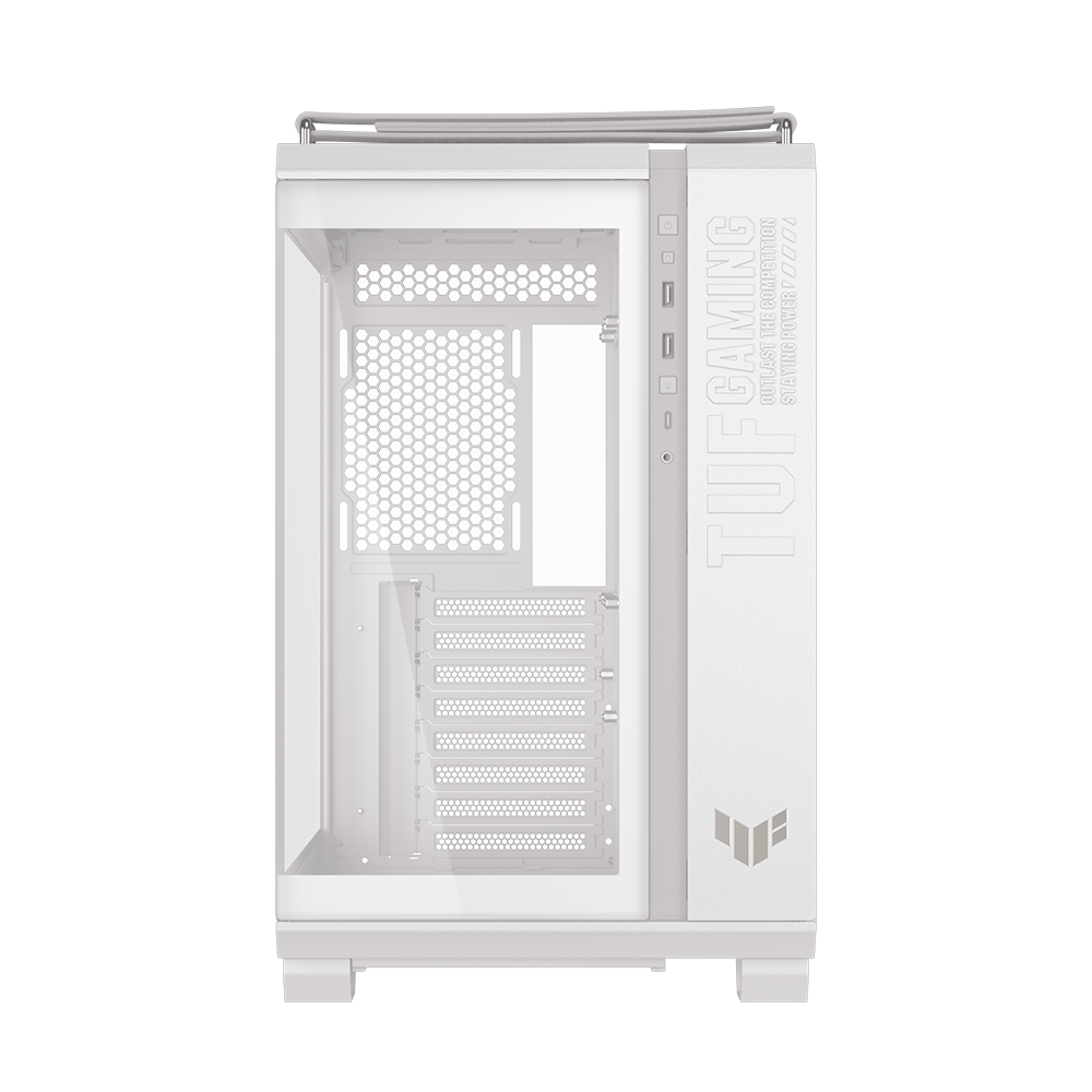 Gabinete ASUS TUF GAMING GT502 HORIZON, Midi-Tower, Mini-ITX/Micro-ATX/ATX, USB 3.2, Back Connect Compatible, Cristal Templado, GeForce RTX 50 Ready, Blanco, GT502 FV/WHT/TG - Image 2
