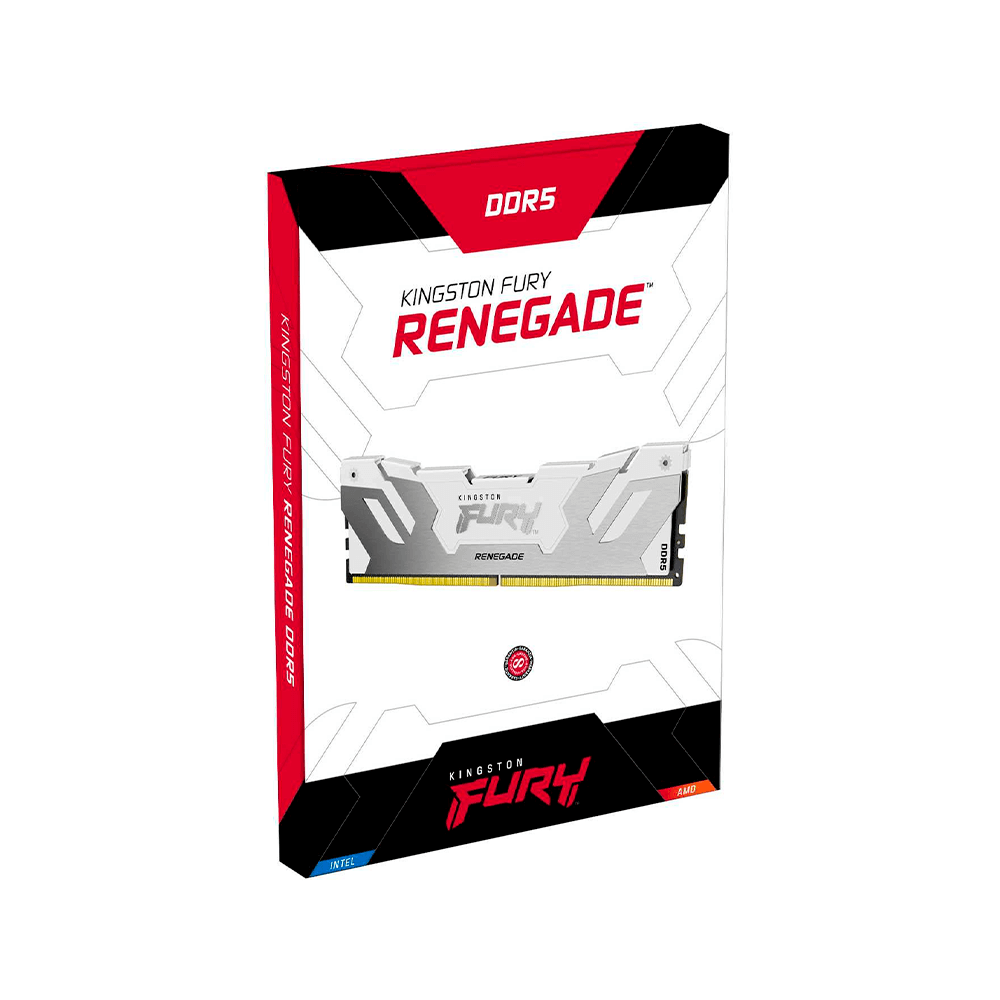 Memoria RAM Kingston FURY Renegade White DDR5, 6400MT/S, 16GB, Non-ECC, CL32, XMP 3.0, KF564C32RW-16 /MAX. 1 X CLIENTE - Image 3