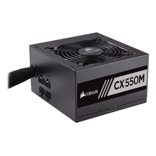 Fuente de poder Corsair CX550M/ Semimodular, 80+ Bronze, CP-9020102-NA
