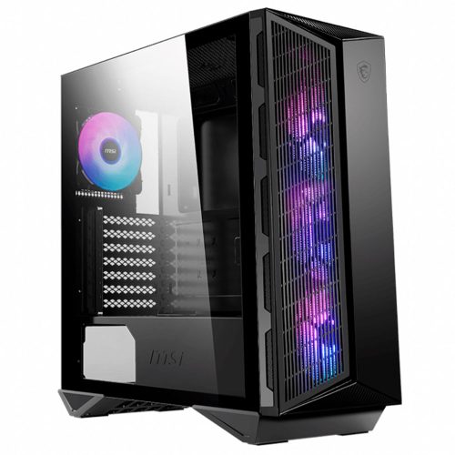 Gabinete MSI MPG GUNGNIR 111R, Cristal Templado, Black, USB 3.2 Type C, ATX