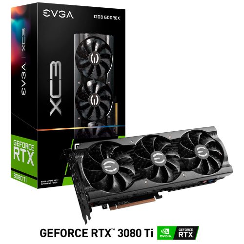 Tarjeta de Video Nvidia GeForce RTX 3080 TI, EVGA XC3 GAMING LHR, 12G-P5-3953-KR, 3 AÑOS DE GARANTIA