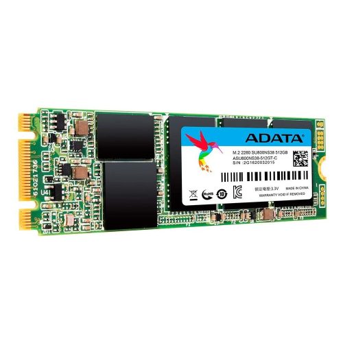 Unidad de estado solido SSD M.2 512GB Adata SU800 2280, ASU800NS38-512GT-C /MAX. 1 X CLIENTE
