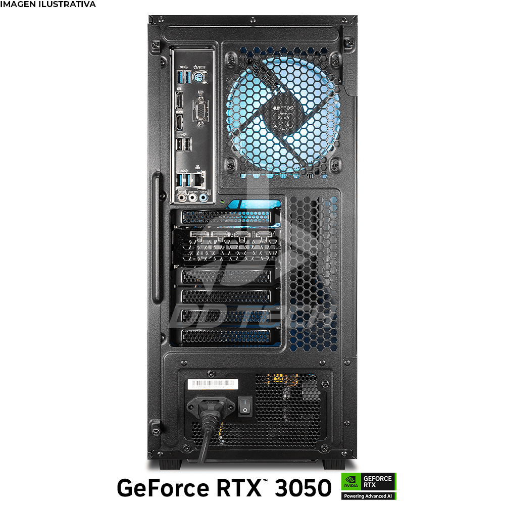 Computadora PRIDE GAMING STARFISH V2, NVIDIA GeForce RTX 3050, RYZEN 5 5500, 32GB RAM, 1TB M.2 SSD, 550W 80+ BRONZE / en…