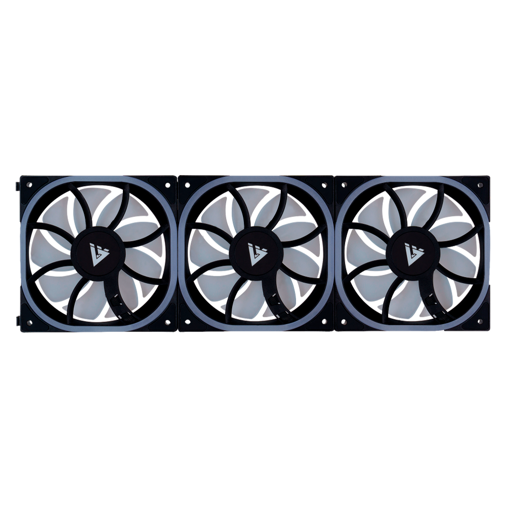 Kit 3 Ventiladores Game Factor FKG500, Modular, Argb, 120MM, 1900Rpm, Negro, FKG500-BK - Image 4