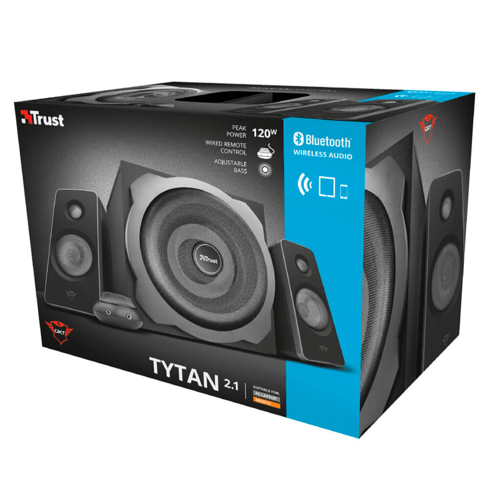 Bocinas 2.1 Trust Gaming GXT 38BT TYTAN, Bluetooth, 22803 - Image 6
